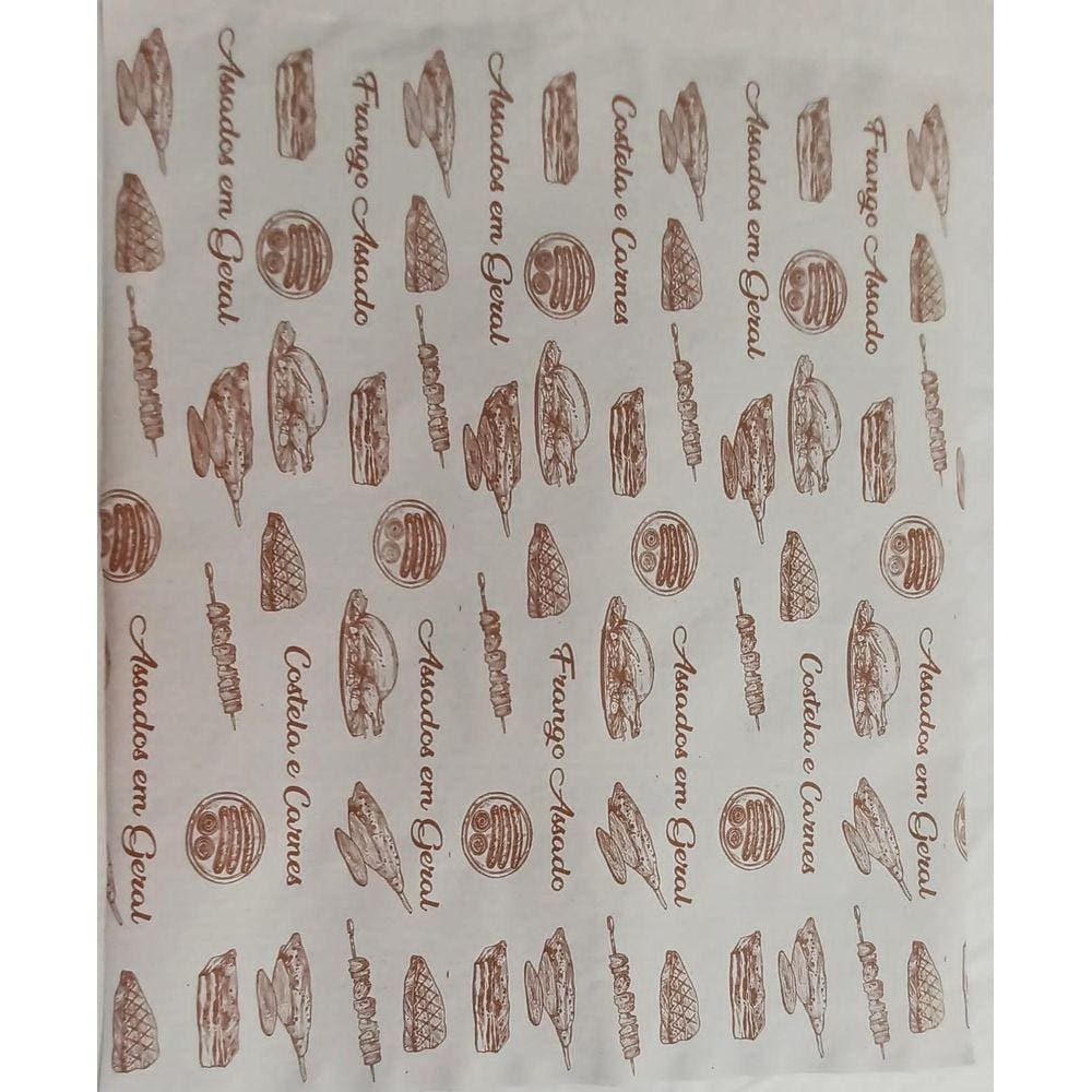Papel Acoplado Para Frango Assado - 50X60 5Kg