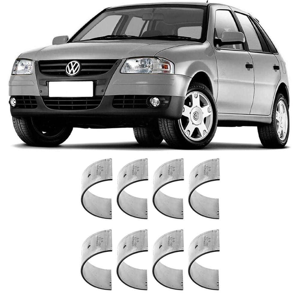 Bronzina Casquilho Biela 1.00 Gol G3 G4 1.0 8v Metal Leve