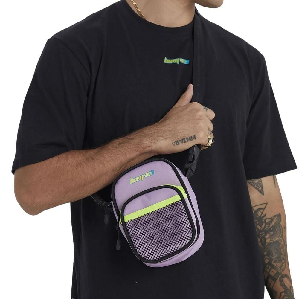 Bolsa Baw Smashed Shoulder Bag Blaze