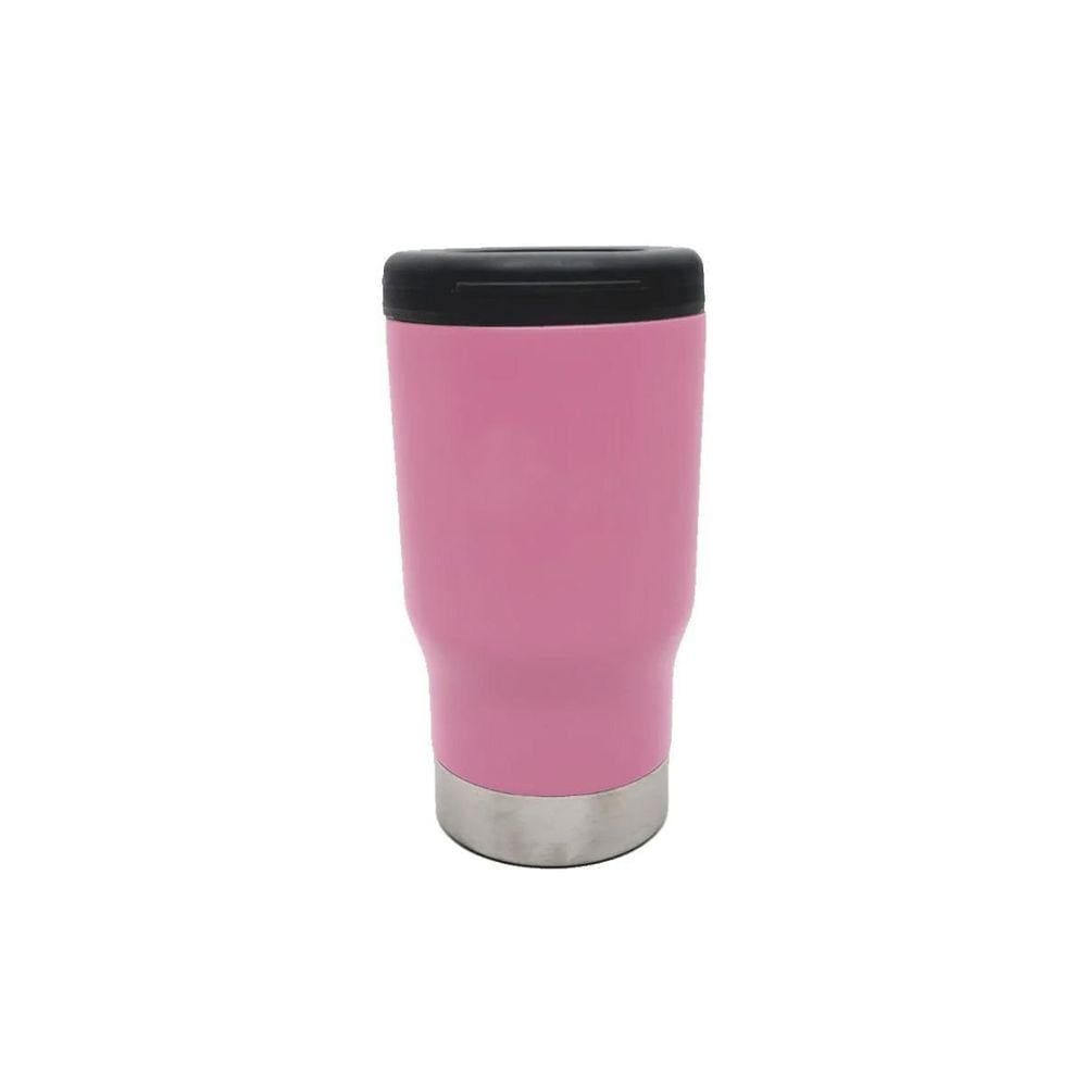 Copo Térmico Porta Lata Garrafa Long Neck Rosa Booglee
