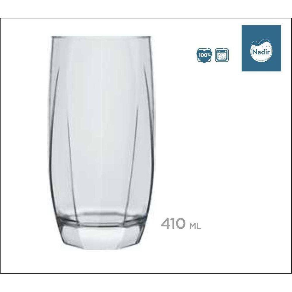 Copo Água Refrigerante Cerveja Capri 410Ml - Long Drink 12
