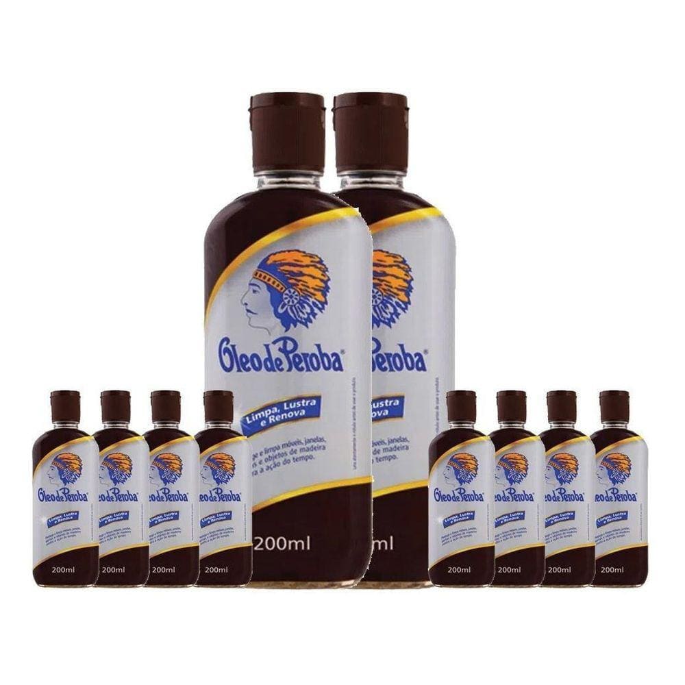 Óleo De Peroba 200Ml Kit Com 10 Unidades