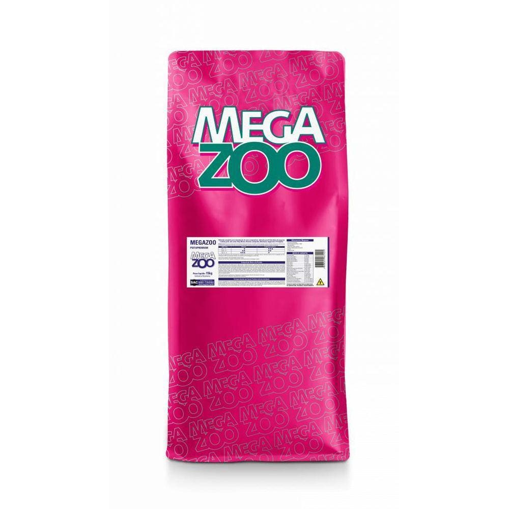 Ração Megazoo Extrusada 15kg - Para aves ornamentais
