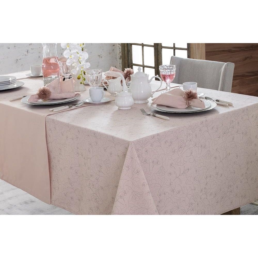 Toalha De Mesa Panama Passione 2,2X2,20 M Quadrada Naturalle