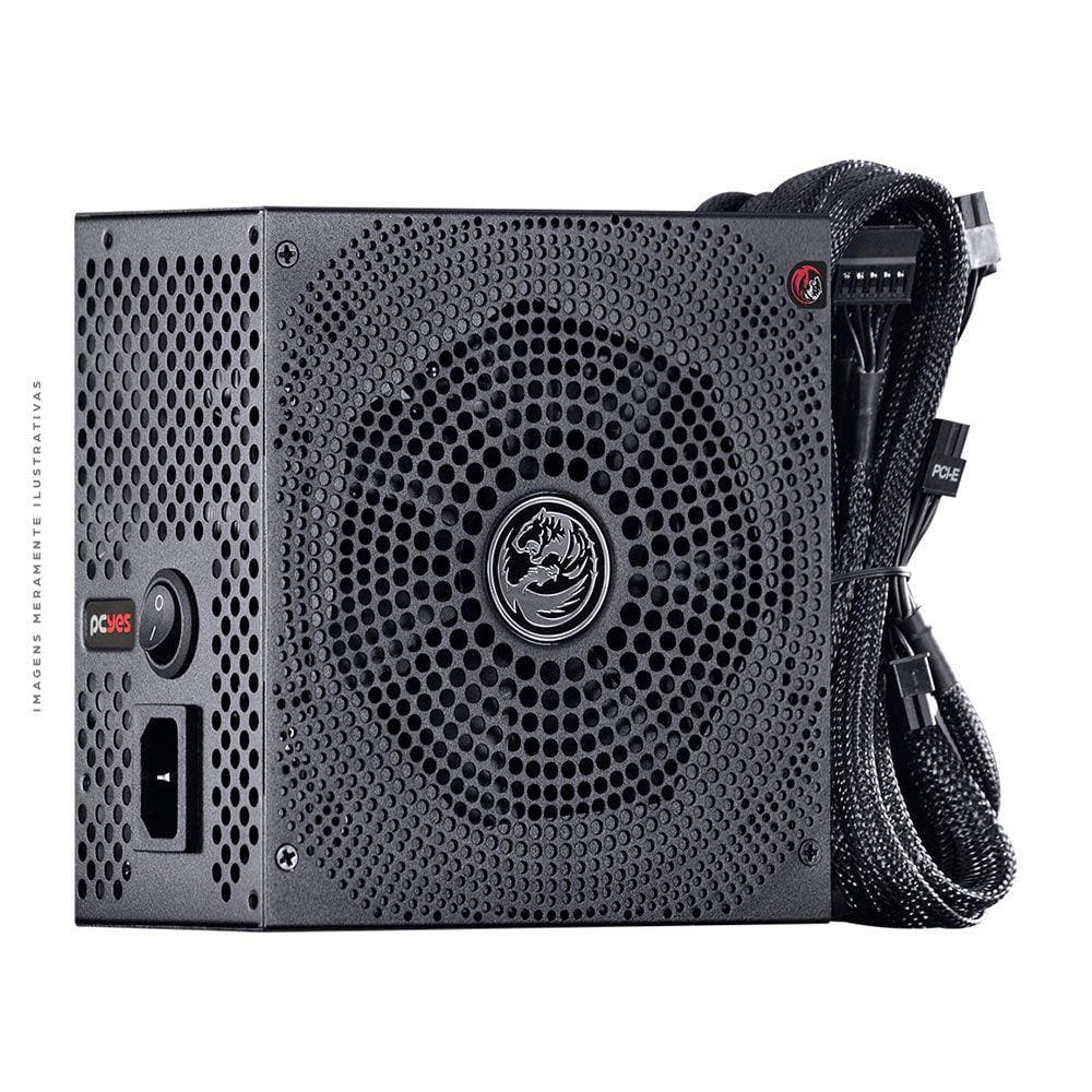 Fonte PCYES Electro V2 550W, 80 Plus Bronze, PFC Ativo - ELECV2PTO550W