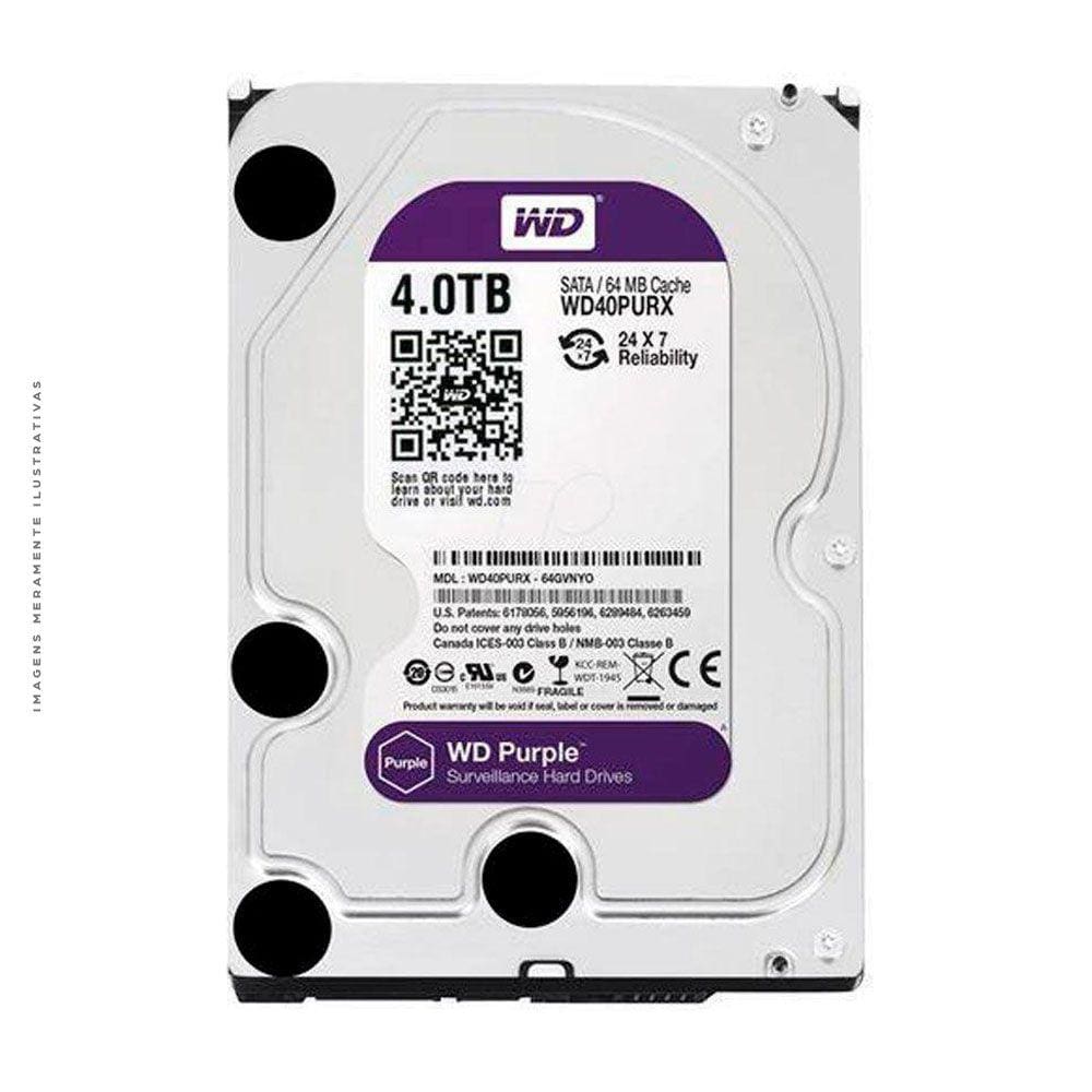 HD Western Digital Purple 4TB 3,5", 256MB, SATA - WD43PURZ