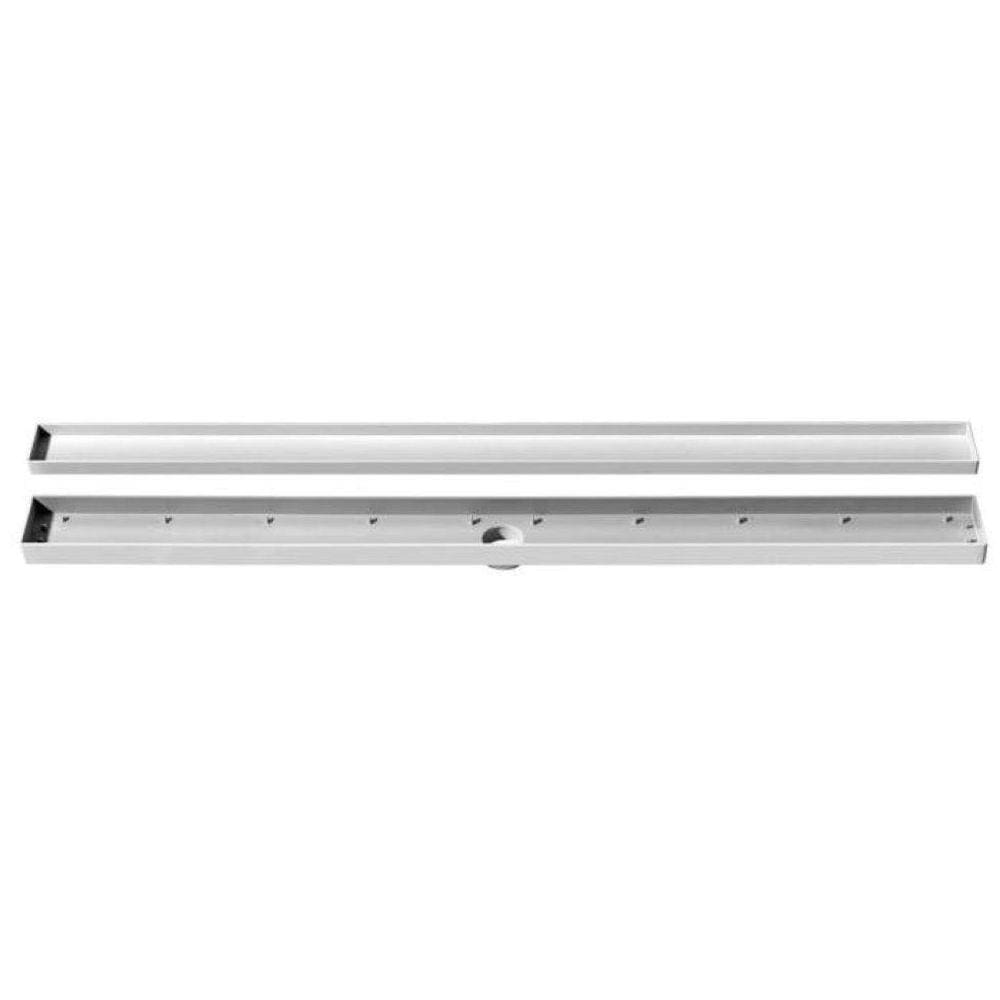 Ralo Oculto Linear 5X90Cm Cinza Claro