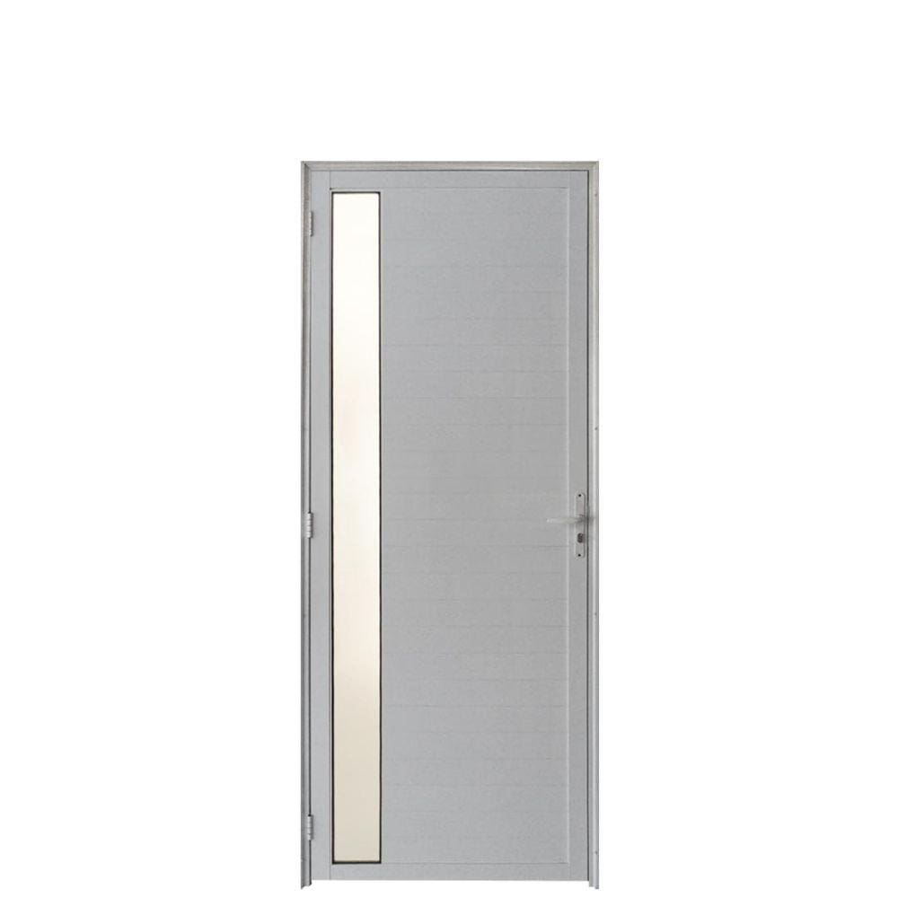 Porta Lambril C/ Visor Alumínio Branco 2.10 x 1.00 - Hale