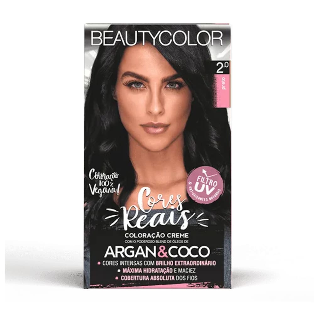 Beautycolor KIT Coloração - 2.0 Preto