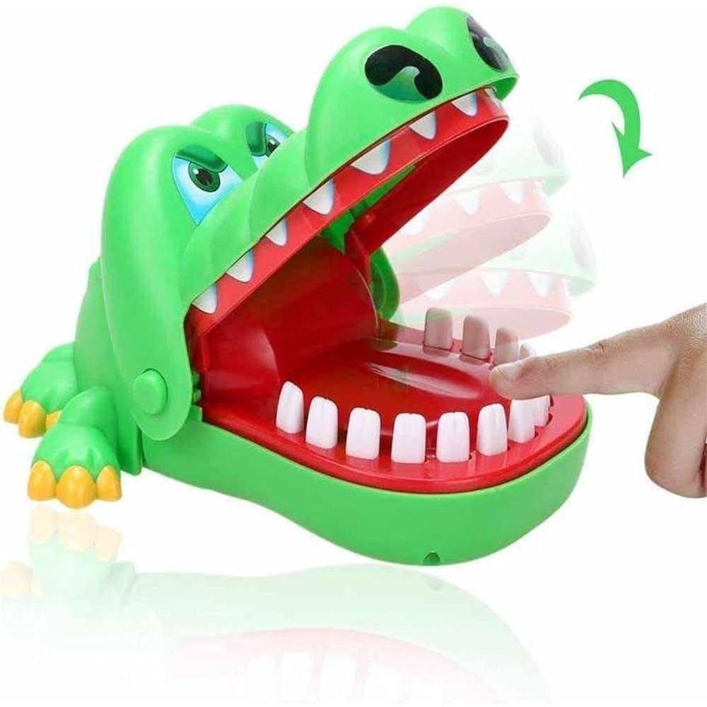 Brinquedo Jogo De Mesa Crocodilo Dentista Não Precisa Pilhas