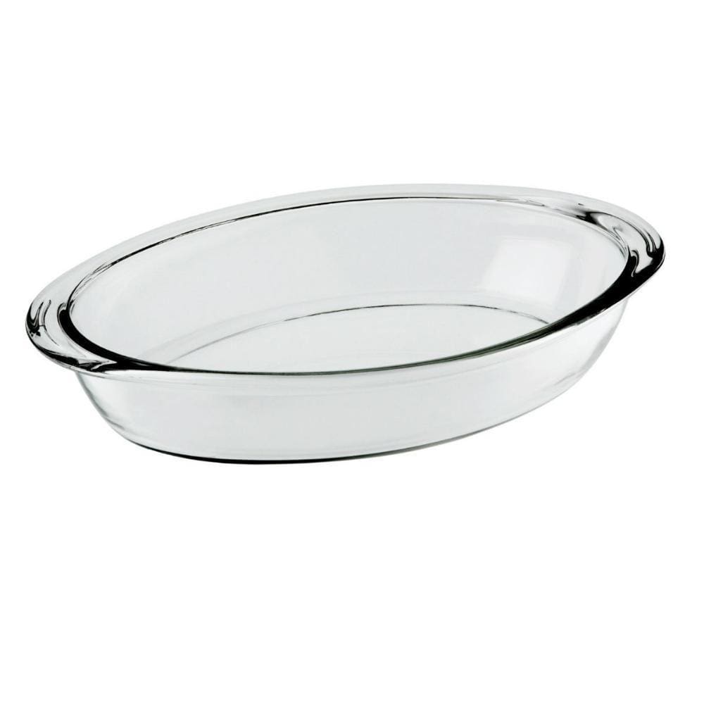 Assadeira Travessa Oval Forma De Vidro Temperado 1.6L Nadir