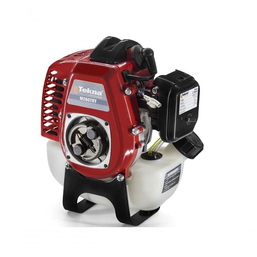 Motor 26 Cc 2t Cor Vermelha Com Embreagem Tekna