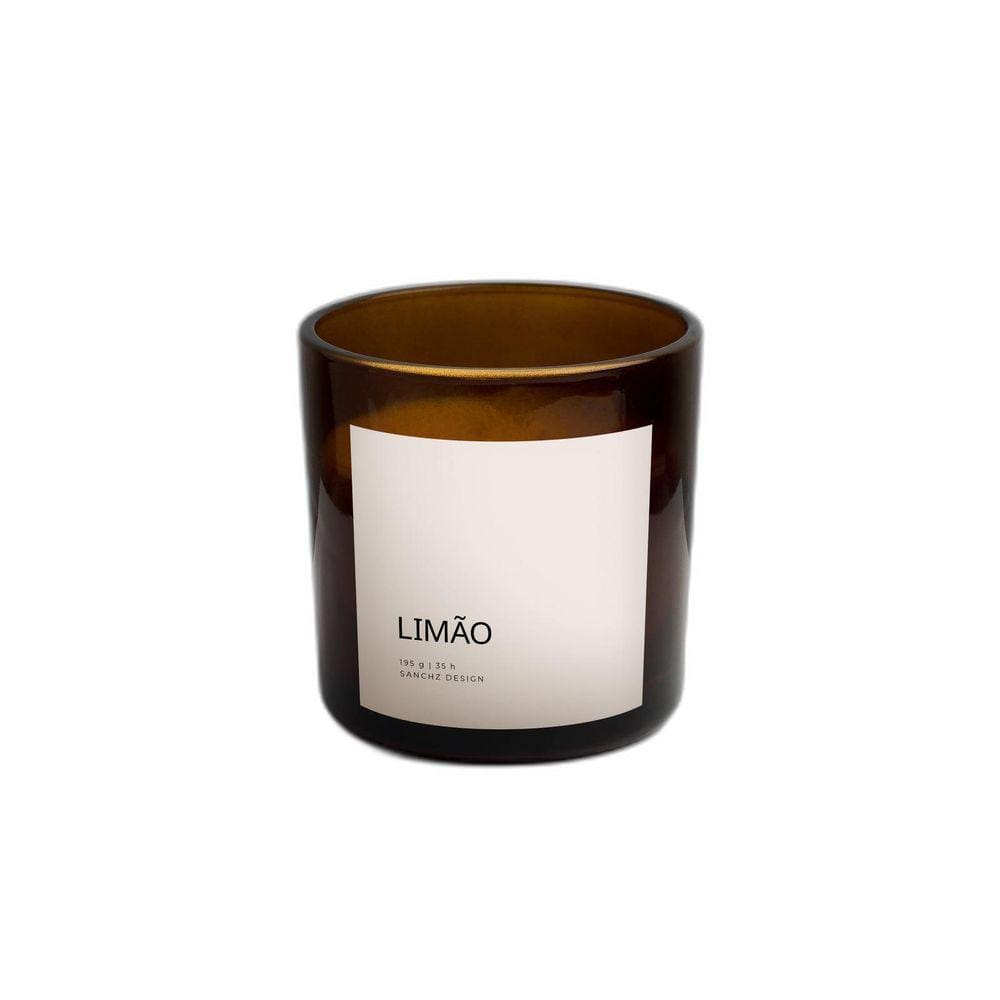 Vela Aromática Âmbar Nature Limão