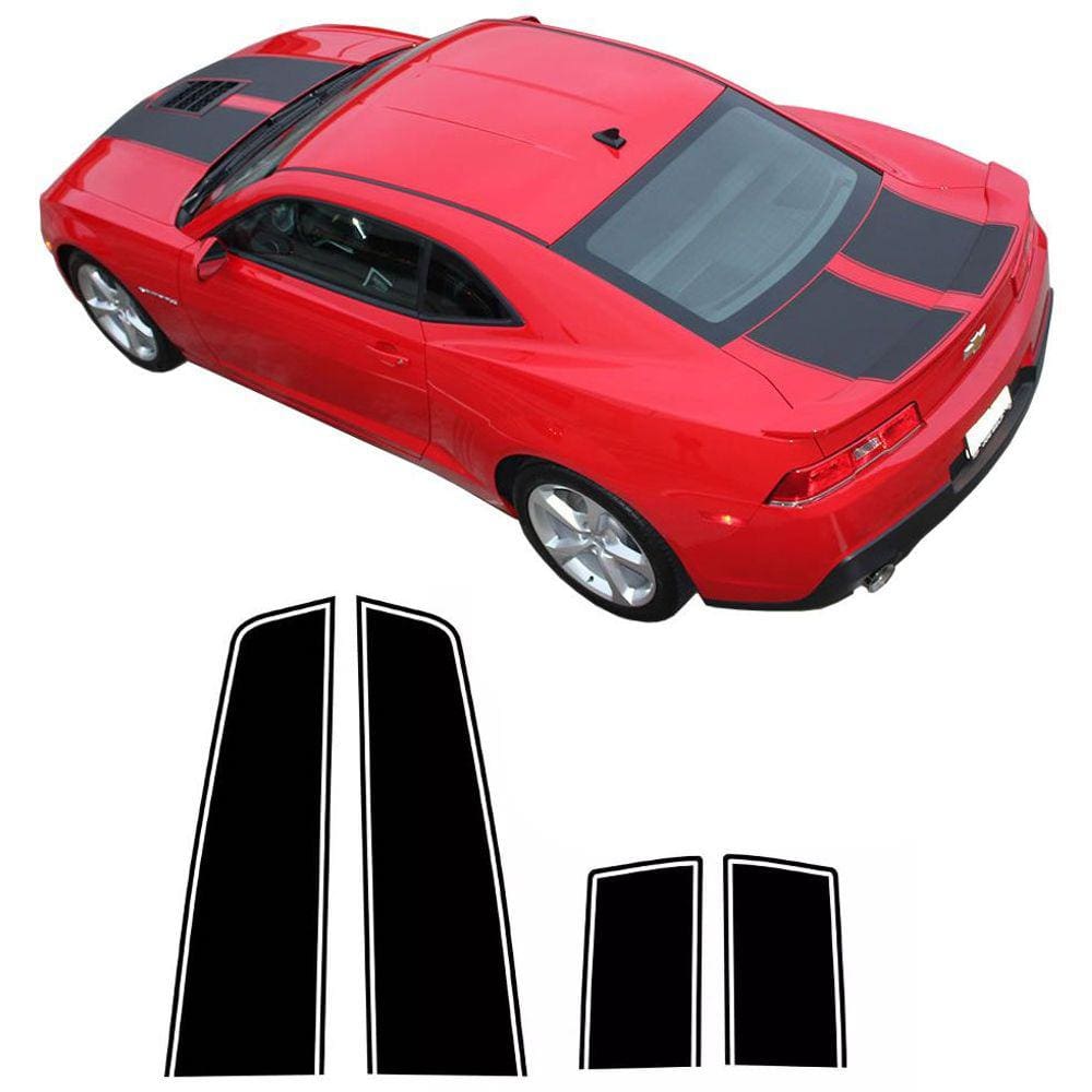 Faixa Adesiva Esportiva do Capô Chevrolet Camaro 2014 2015