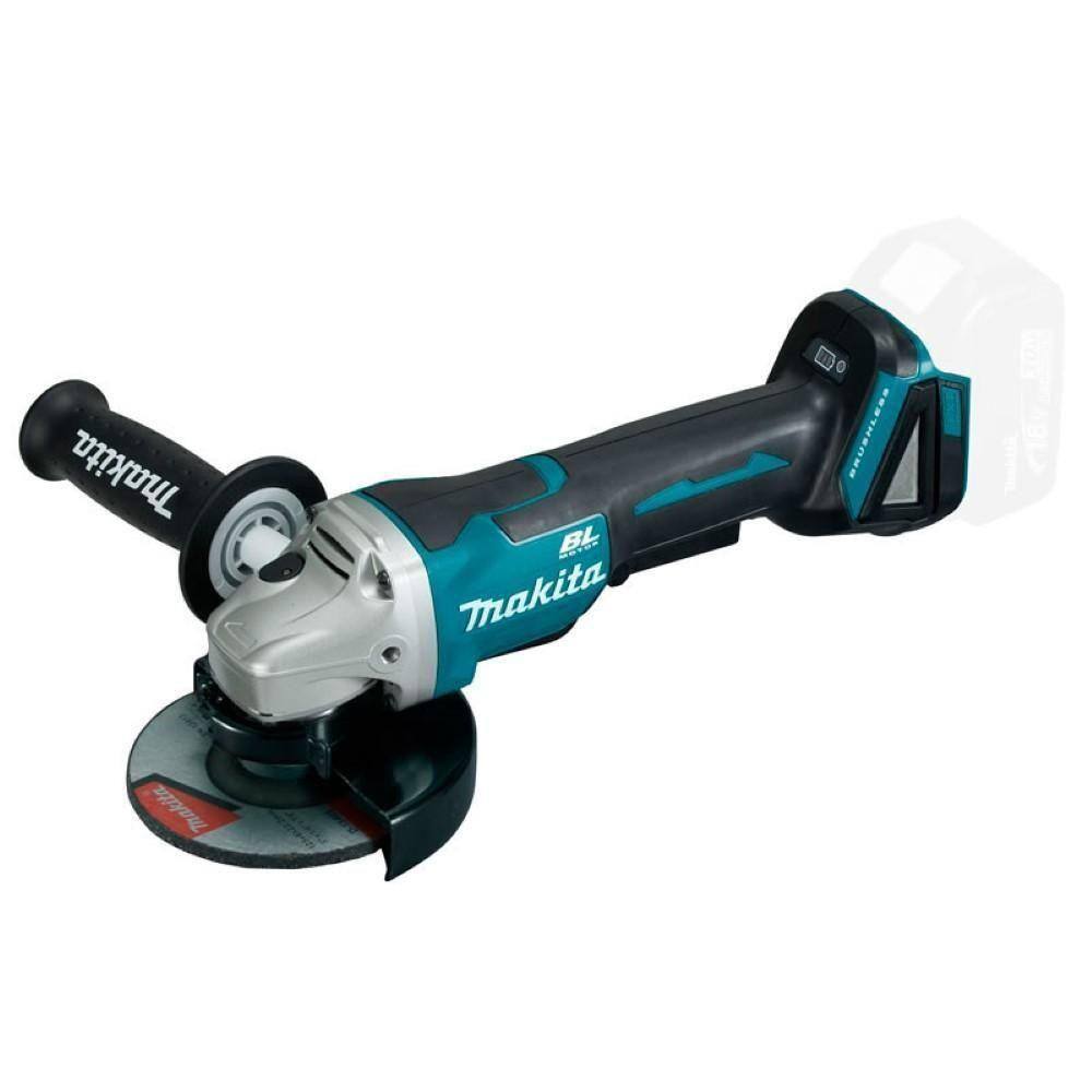 Esmerilhadeira Angular 125mm Bateria 18v Sem Fio Com Punho E Protetor Do Disco Dga505z Makita