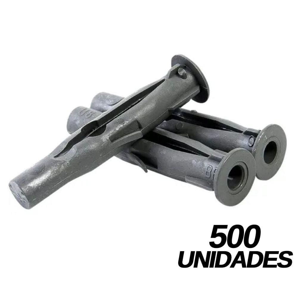 500 Bucha para Tijolo Baiano sem Parafuso 6mm - IvPlast