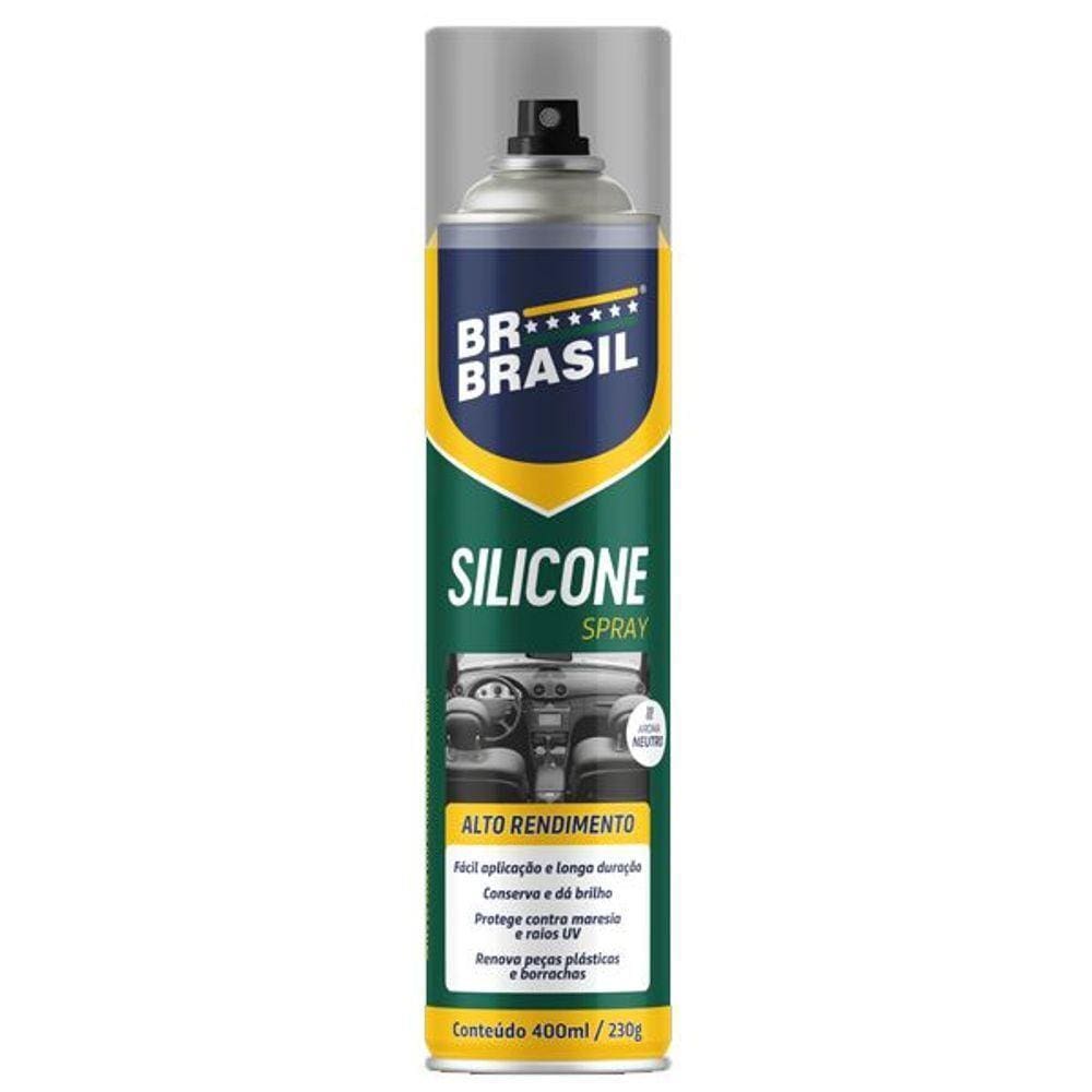 Silicone Spray Lavanda 400ml 230g Br Brasil