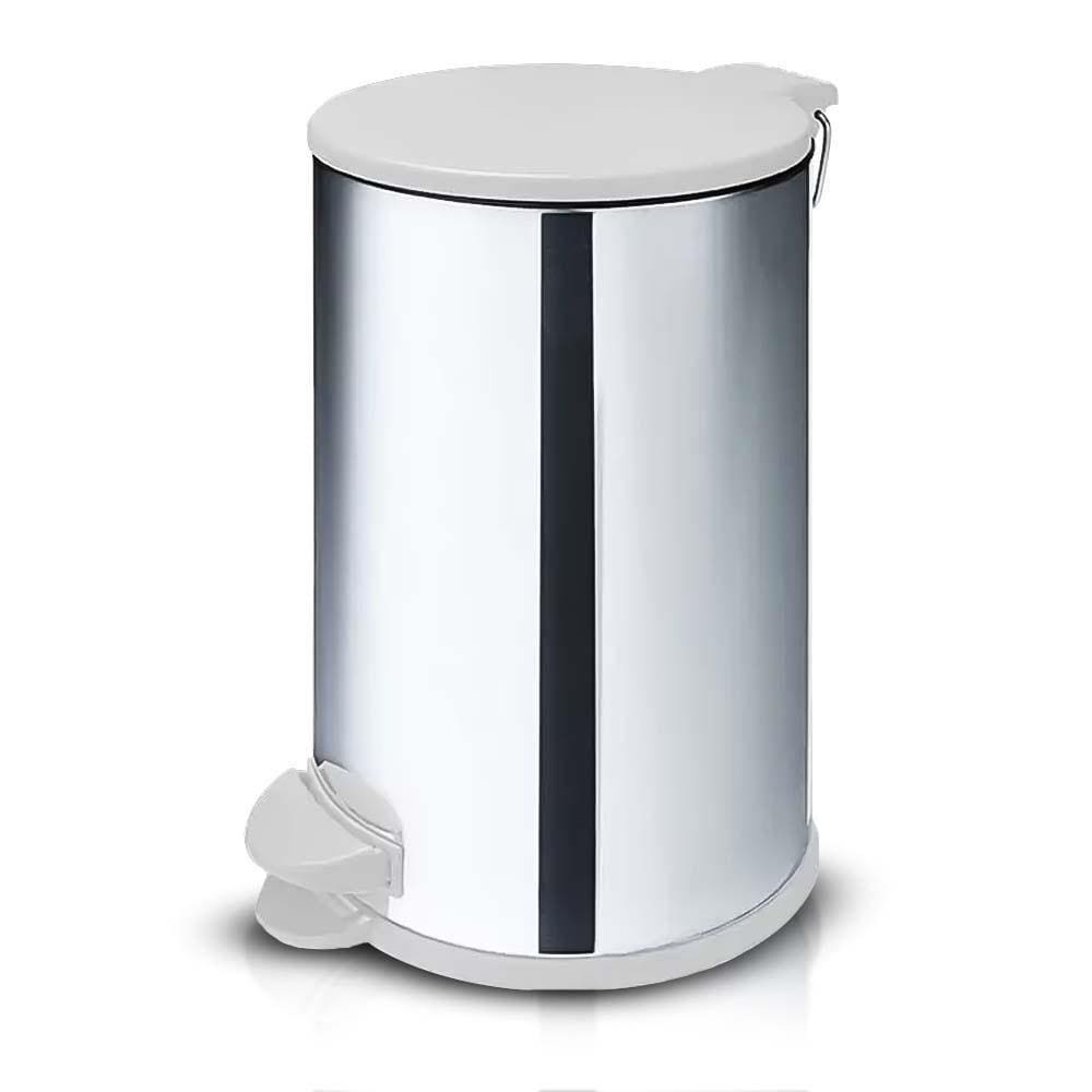 Lixeira De Pedal Martinazzo Aço Inox 5,5L Com Tampa