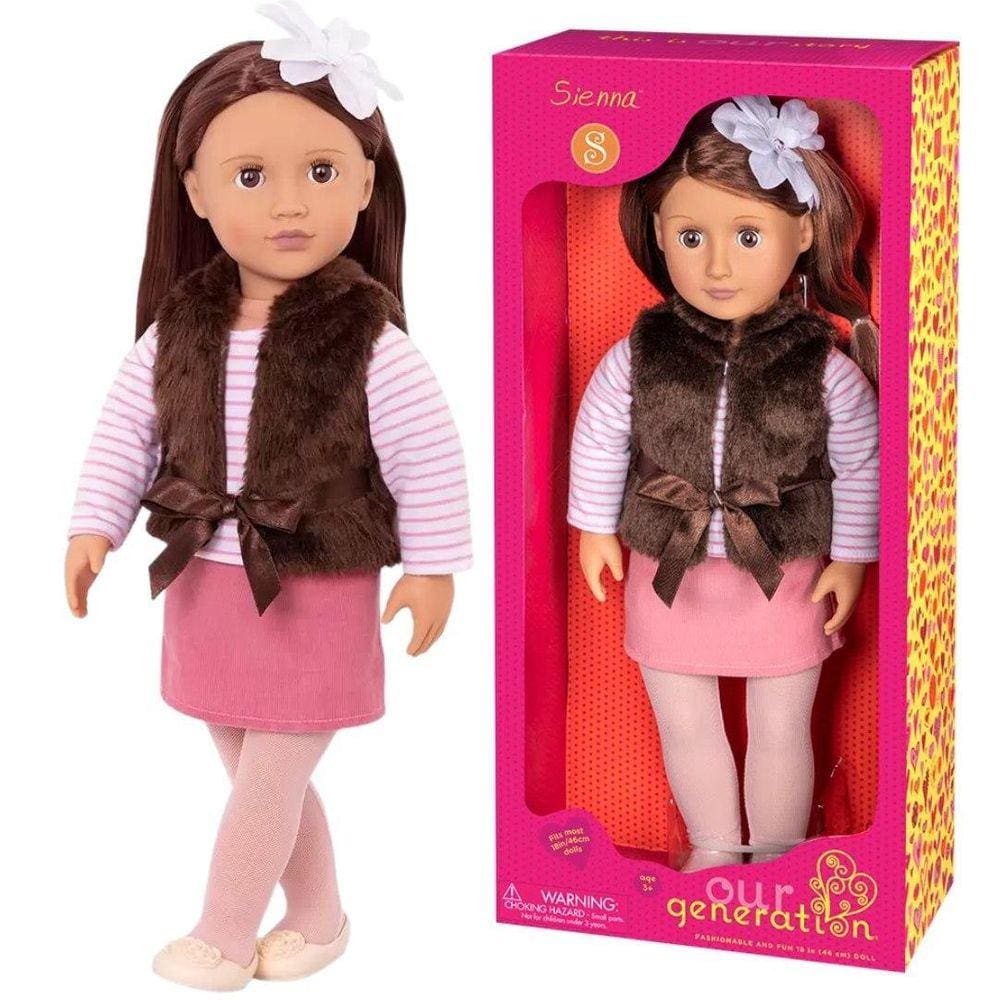 Boneca Our Generation Sienna Com Acessórios Infantil 46Cm