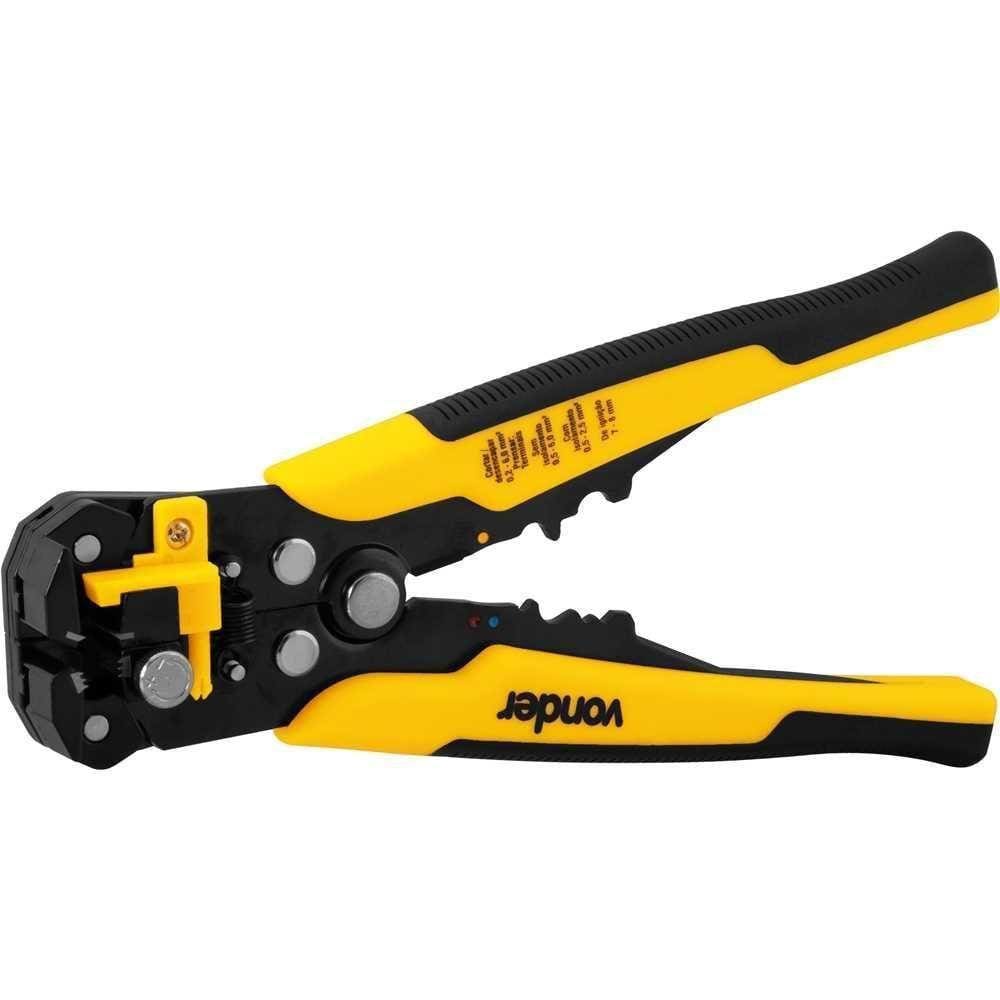 Conjunto De Alicate Crimpador E Alicate Desencapador Com 4 Peças Vonder