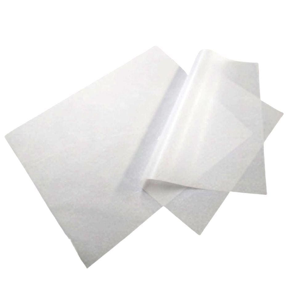 Papel Manteiga Branco Liso Segurar Hamburguer Lanche