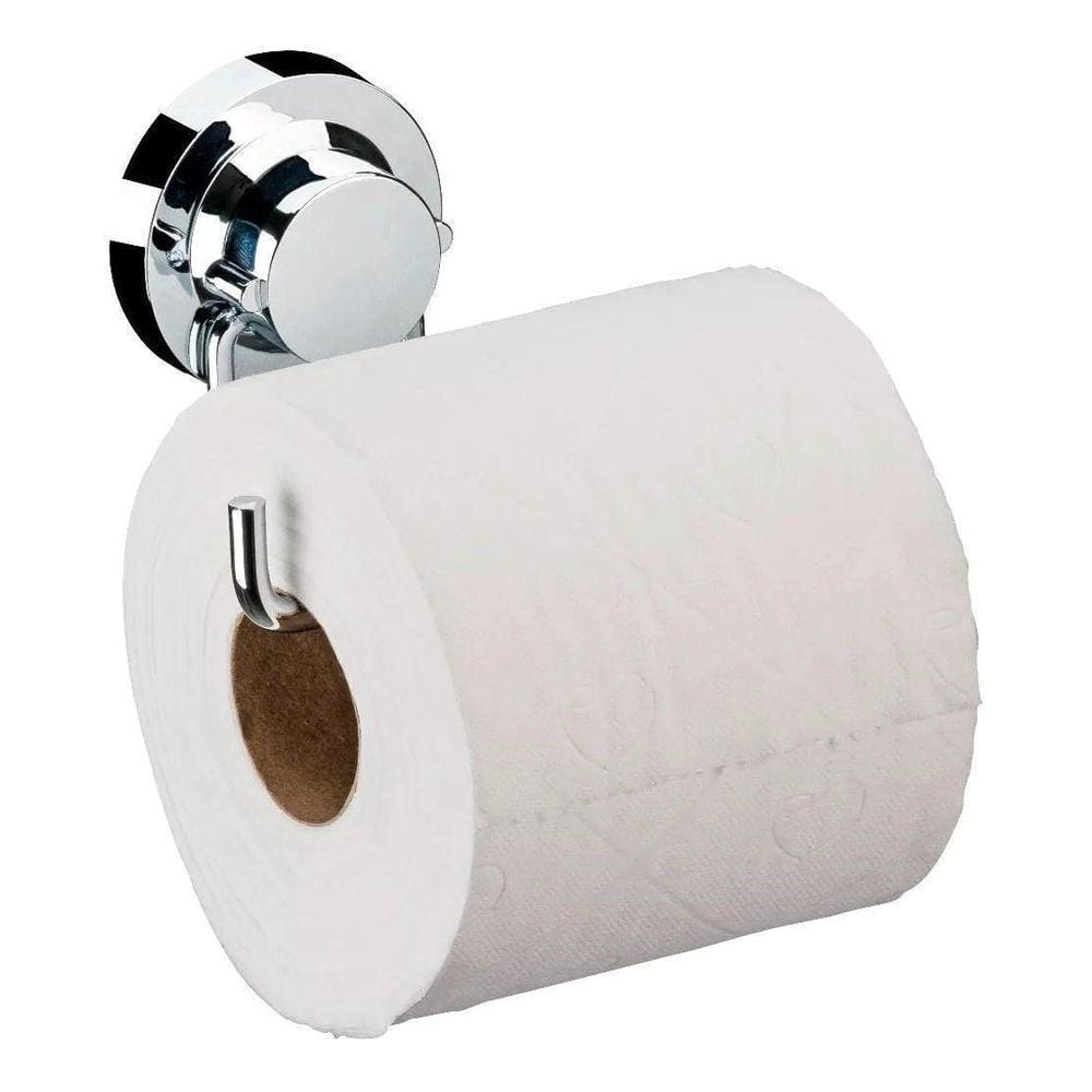 Suporte Para Papel Higiênico Com Ventosa Cromado 4055