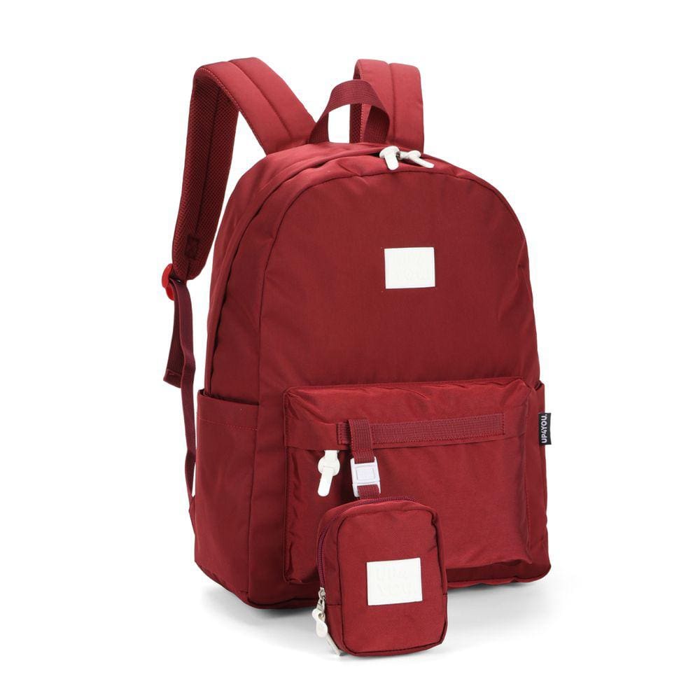 Mochila Escolar em Nylon Com Mini Bag e Bolso Externo UP4YOU