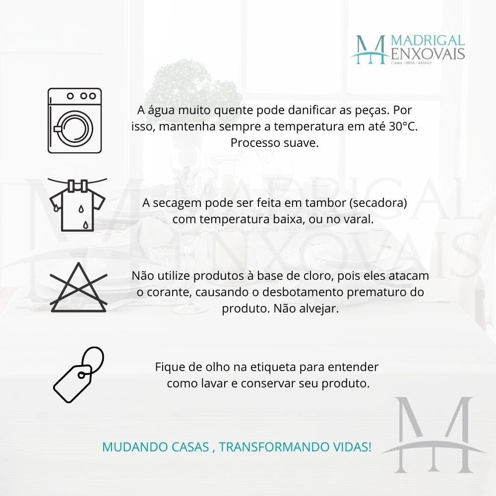 Toalha De Mesa Naturalle Limpeza Prática 2,20X2,20M Strip