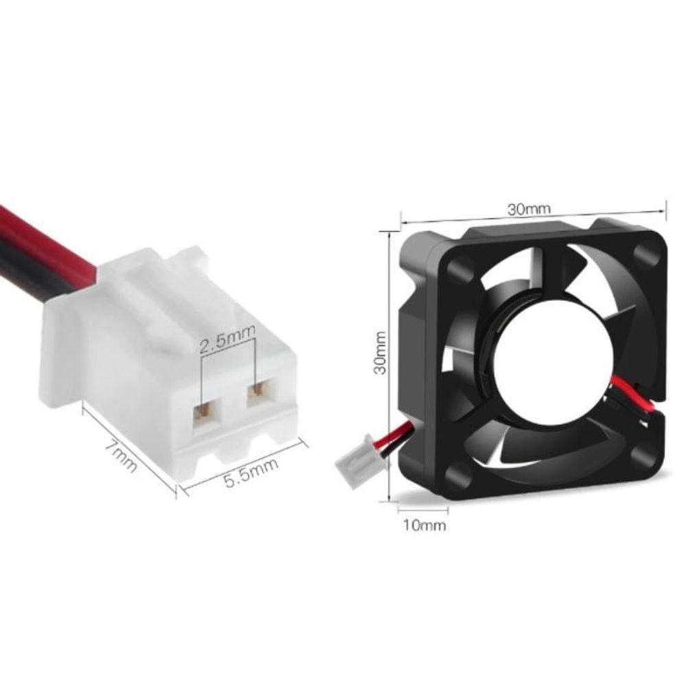 Ventoinha Cooler Fan 30X30X10Mm 12V 3010