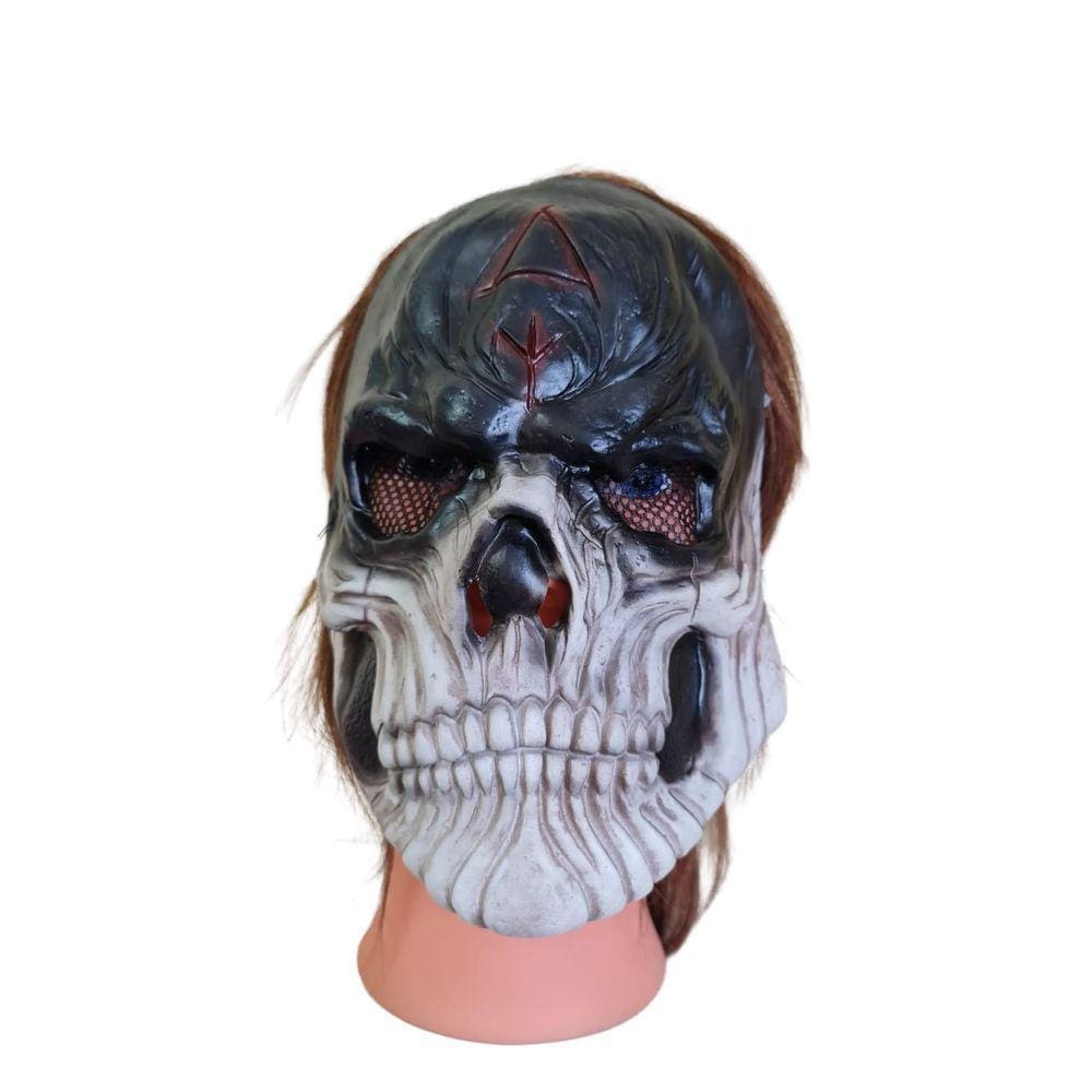 Máscara De Terror Guerreiro-Skull Cs Caveira Para Fantasia