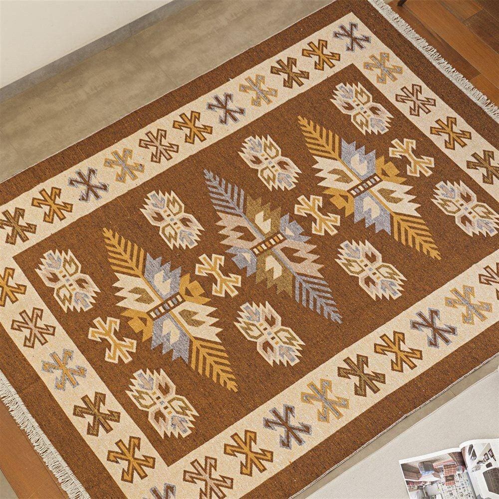 Tapete 140x200cm Kilim Antep Marrom
