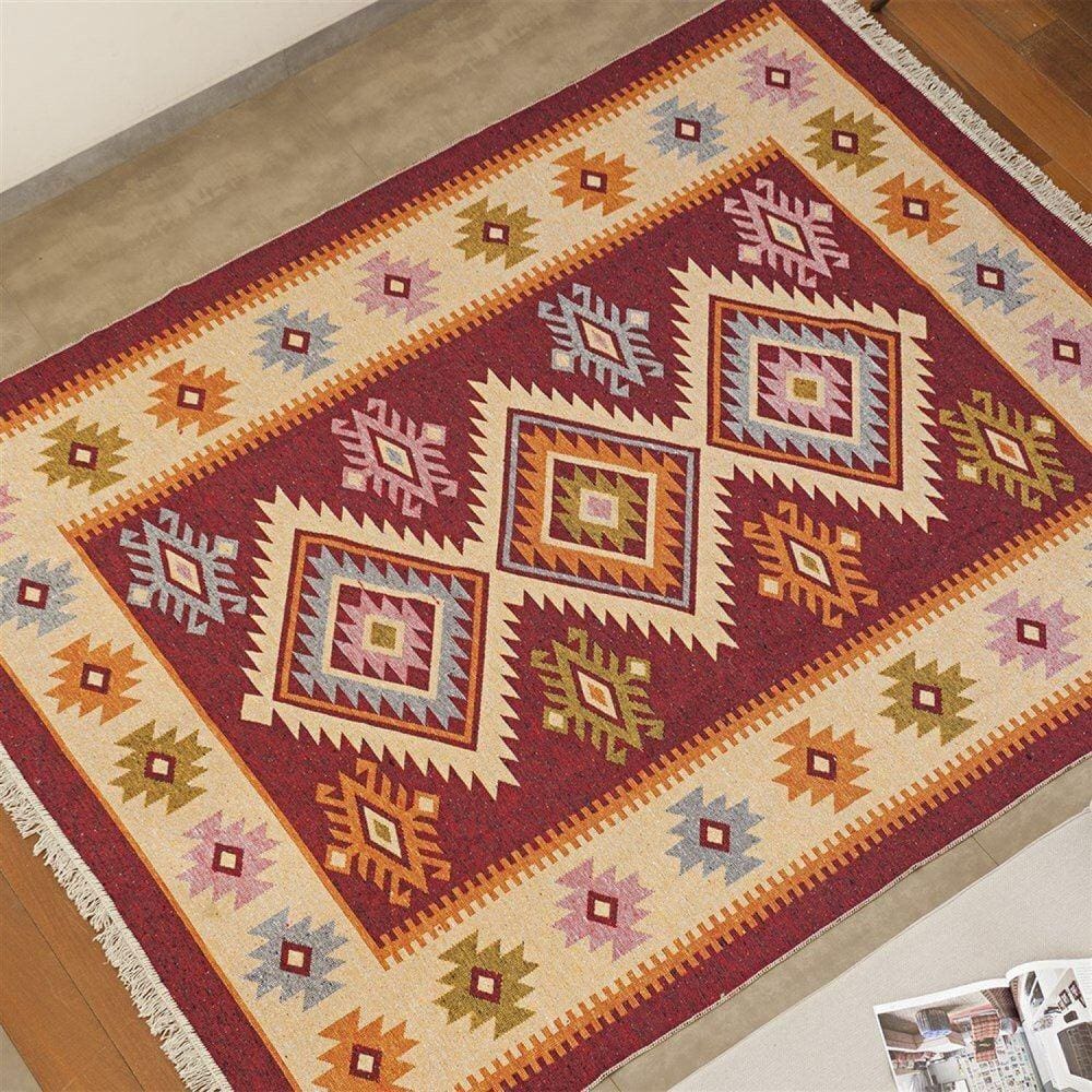 Tapete 140x200cm Kilim Antep Vermelho