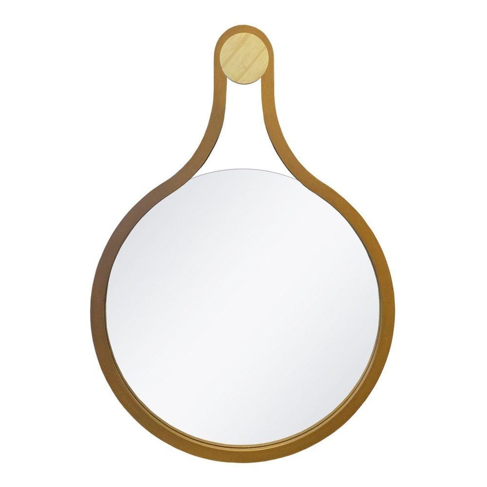 Espelho Emoldurado Mali 75x53cm Redondo Tauari