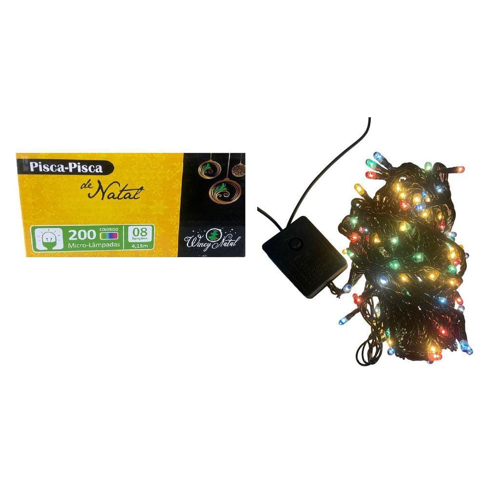 Pisca Pisca 200 Micro Lâmpadas 4,15 Metros Decoração