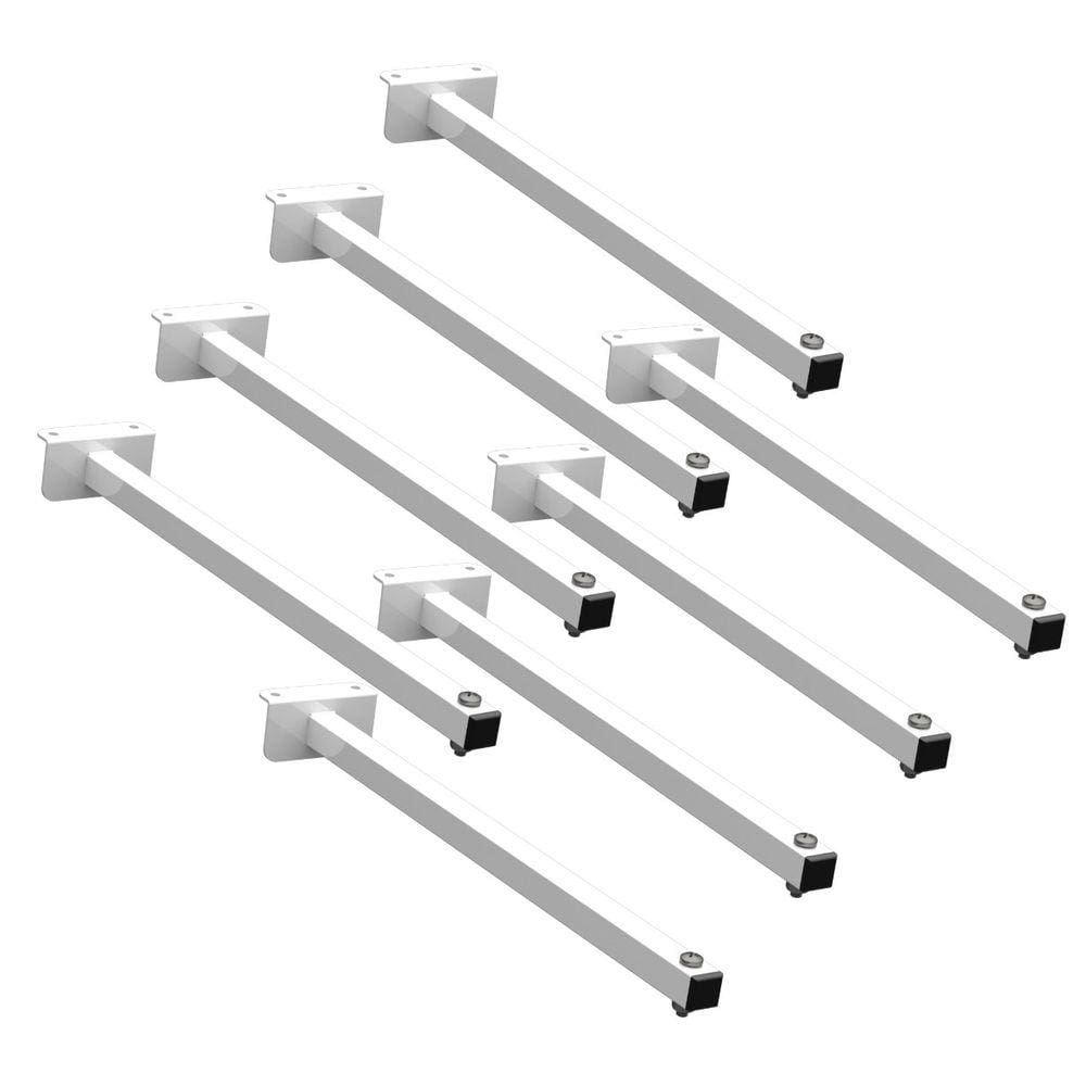 08 SUPORTES REFLETOR FACHADA BANNER BRAÇO 20cm  08 Cj