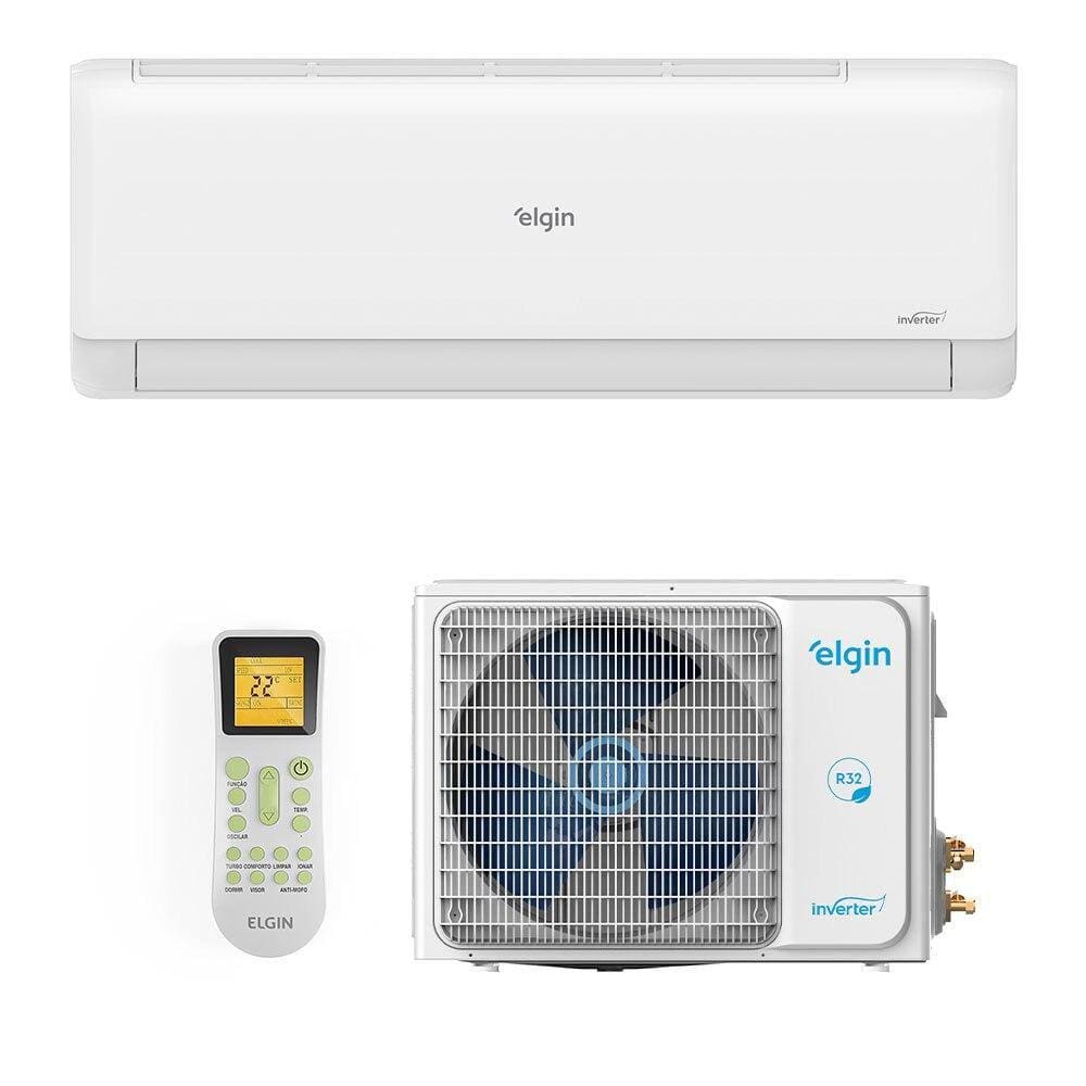 Ar-Condicionado Split Inverter II 30000 BTUs Elgin Eco com Wi-Fi Integrado High Wall Só Frio 45HJFI30C2WB/45HJFE30C2CB 220V