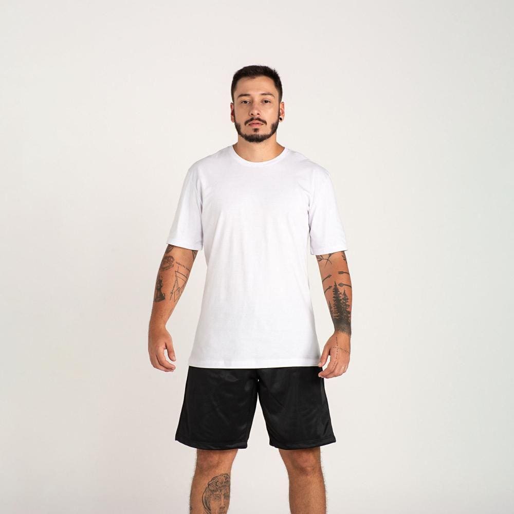Kit Com 5 Camisetas Masculinas Básicas 100% Algodão Premium
