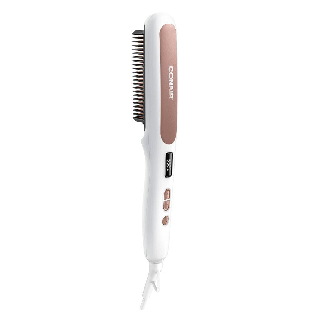 Escova de alisamento Conair Double Ceramic com cerdas em forma de V