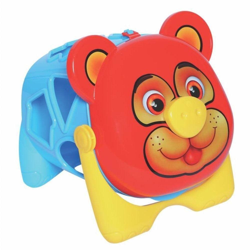 Brinquedo Didático Urso Tomy - Mercotoys Cor: Laranja