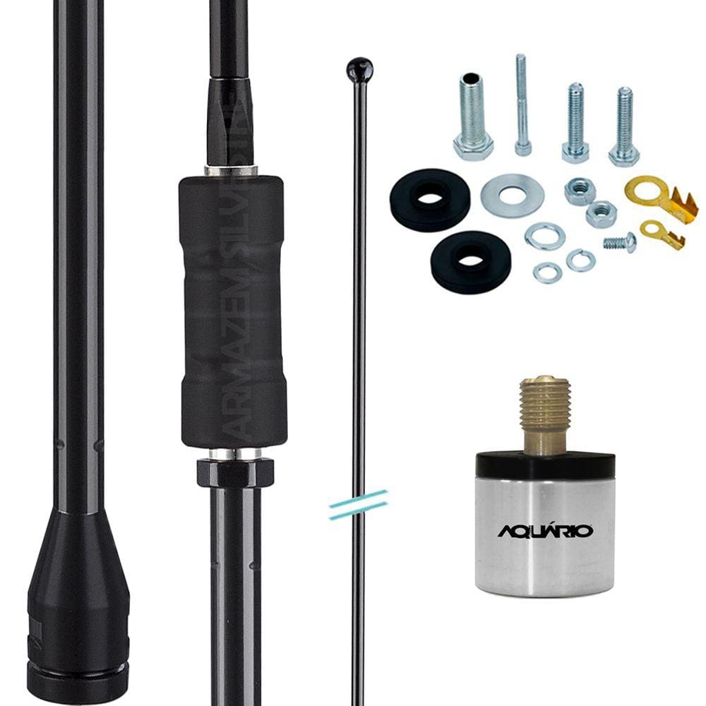 Antena Px Bobinada Viuva Negra Argentina Black Mini  B-2009p + Adaptador Ac-20