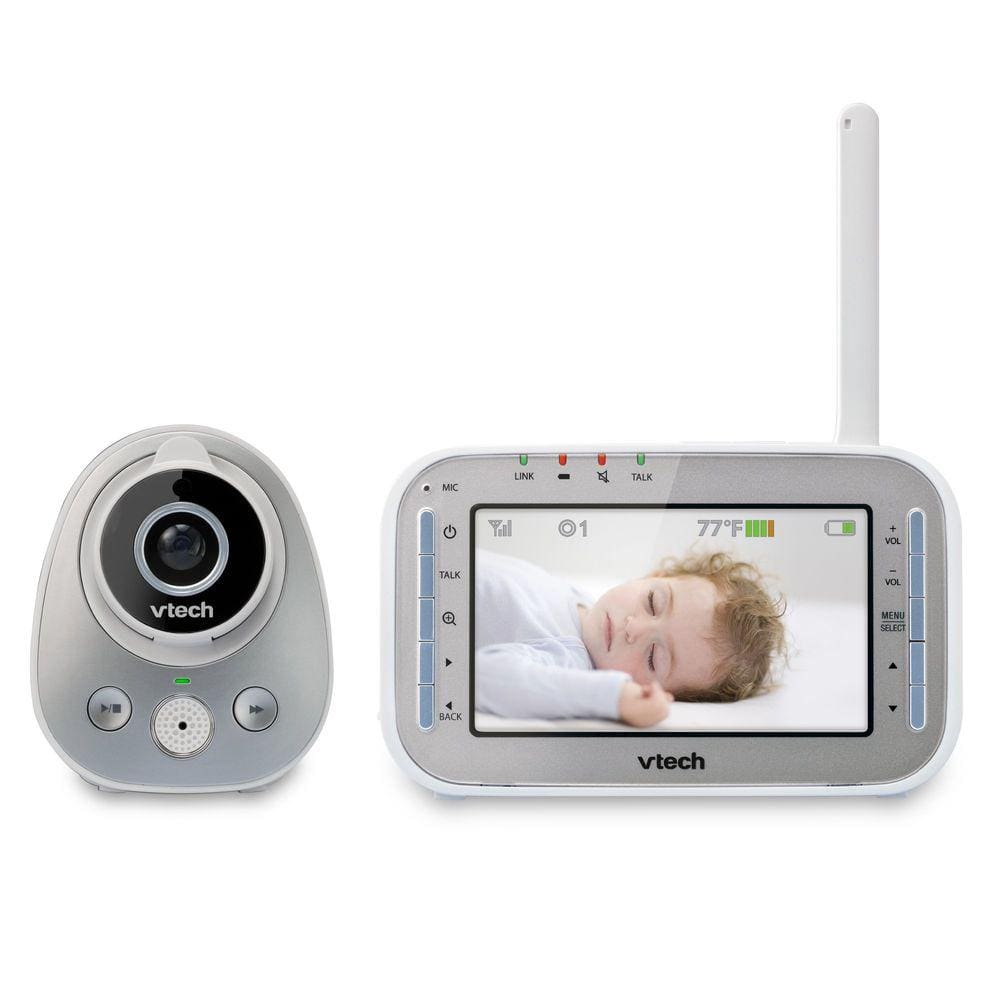 Monitor de vídeo para bebês VTech VM342, visão noturna, 1000 pés