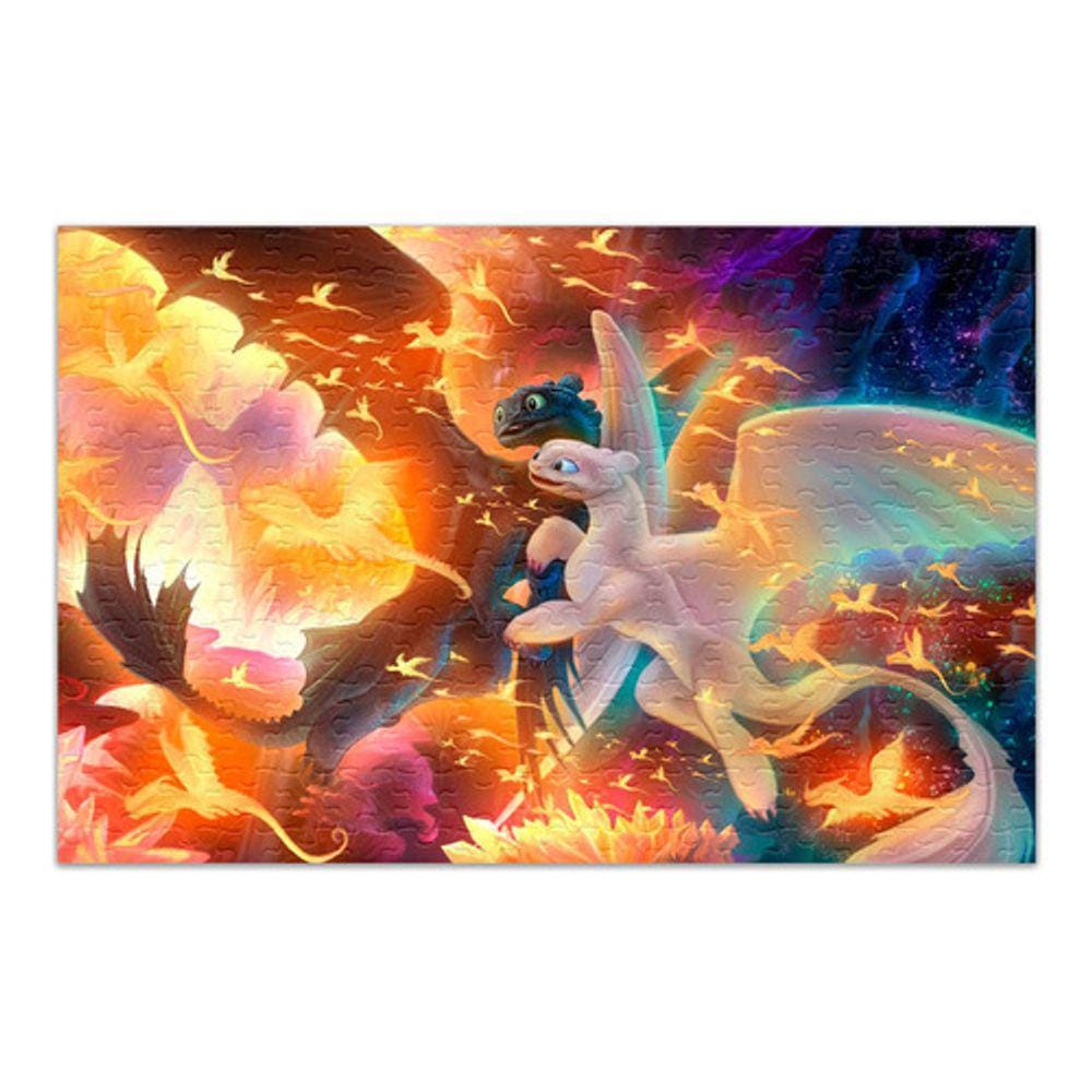 Quebra Cabeça Como Treinar O Seu Dragao 120 Peças