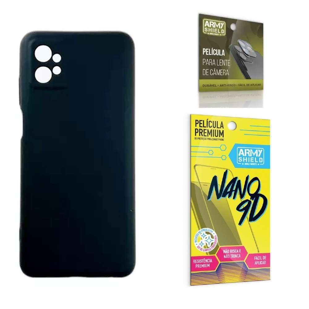 Capinha Silicone com Interior Aveludado - Alta Durabilidade