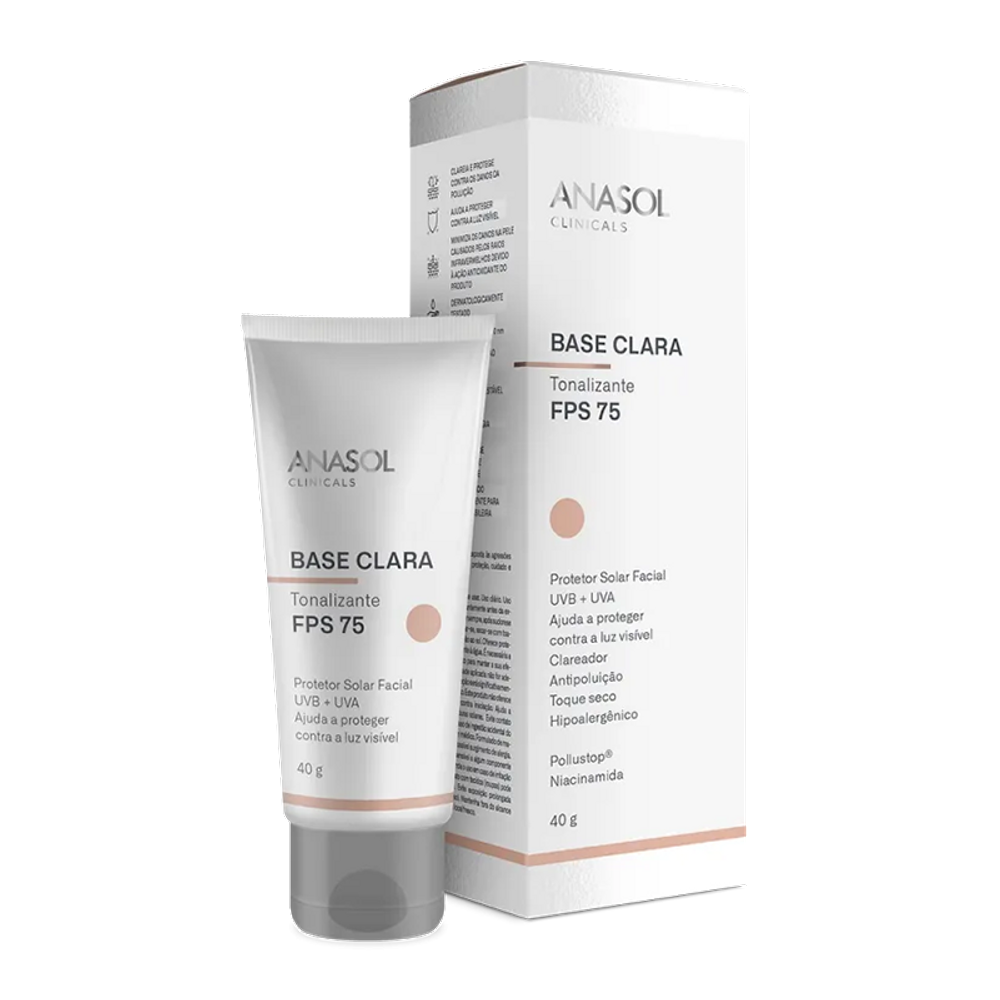 Protetor Solar Anasol FPS 75 Base Clara 40g