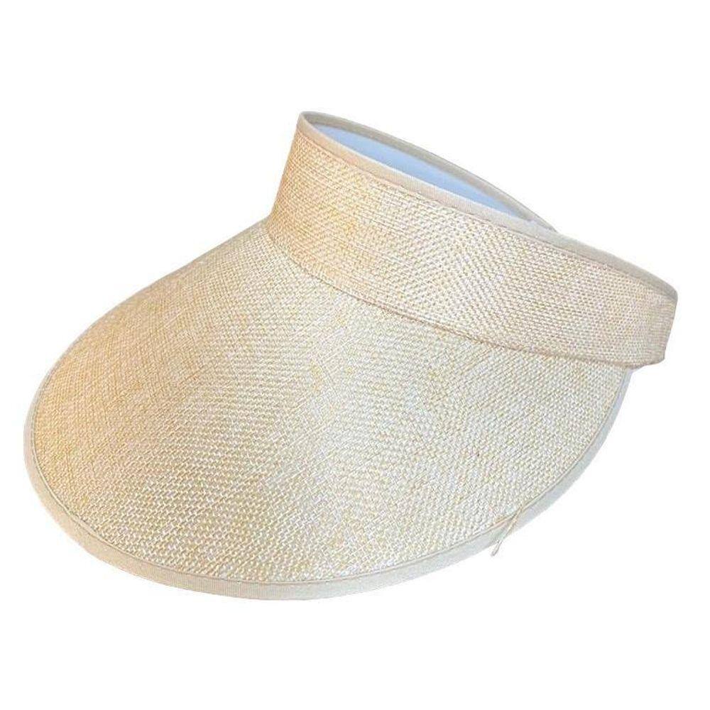 Viseira De Praia Feminino Chapéu Moda Verão Protege Do Sol