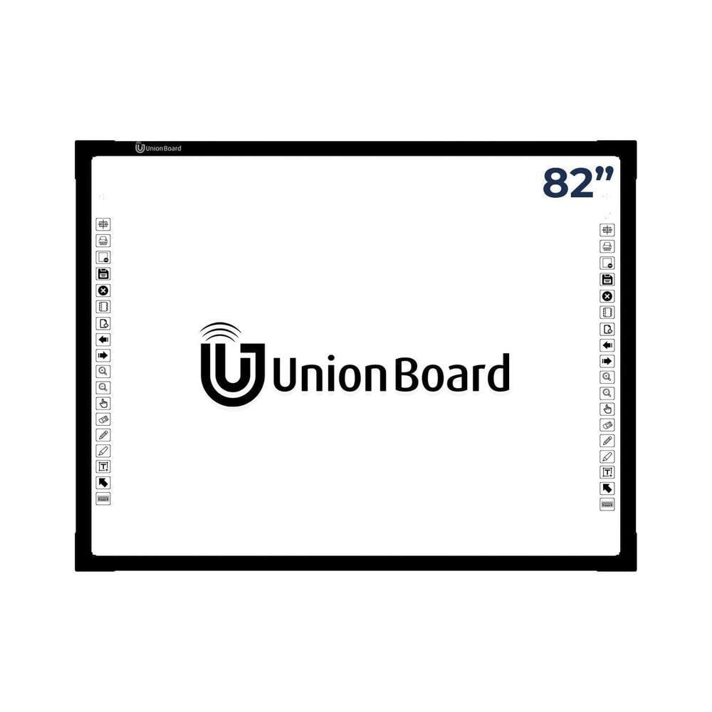 Lousa Interativa Digital Touch Unionboard Preta 82 Polegadas