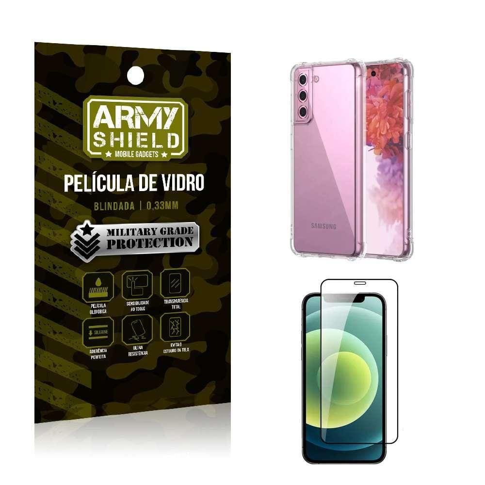 Capinha Samsung S23 Plus Anti Shock + Película De Vidro 3D