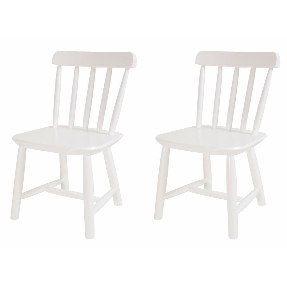Kit 2 Cadeiras Infantis Mariah DEISS Branco