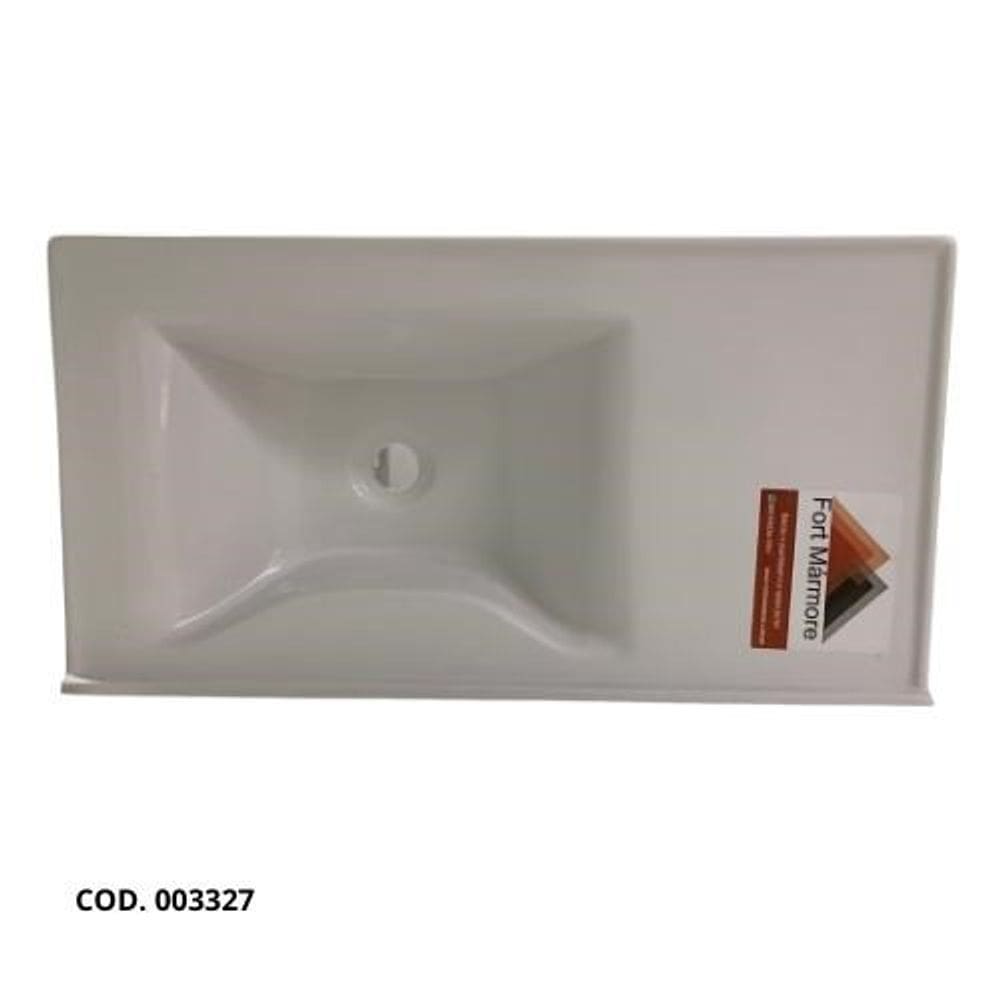 Lavatório Luxo Magnum Branco Fibra - FortMármore