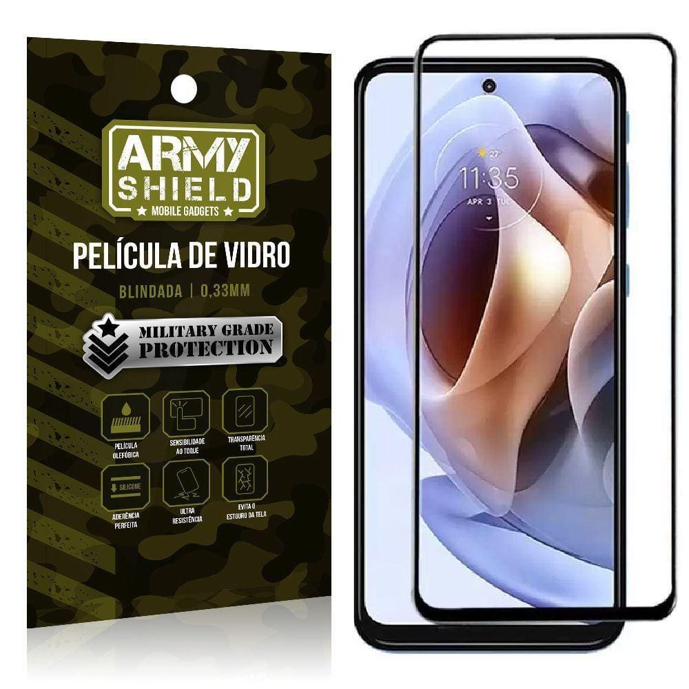 Película De Vidro 3D Motorola Moto G42 - Armyshield